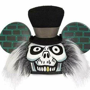Disney Haunted Mansion Hatbox Ghost Mickey Ears (NWT)